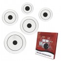 [US-W]Drum Heads with Dot (22", 16", 14", 13", 12") Transparent