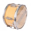 Glarry 10 x 6" Snare Drum Poplar Wood Drum Percussion Set Wood Color