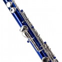 Glarry 16 Keys C Cupronickel Flute Closed Hole Separated E Key for Student Beginners Blue