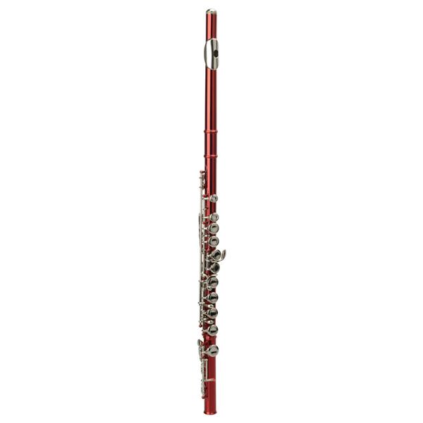 Cupronickel C 16 Closed Holes Concert Band Flute Red