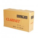 Hard Bakelite Mid-range Flat B Tone Clarinet   Case   Cleaning Cloth   Screwdriver   Lubricant Set